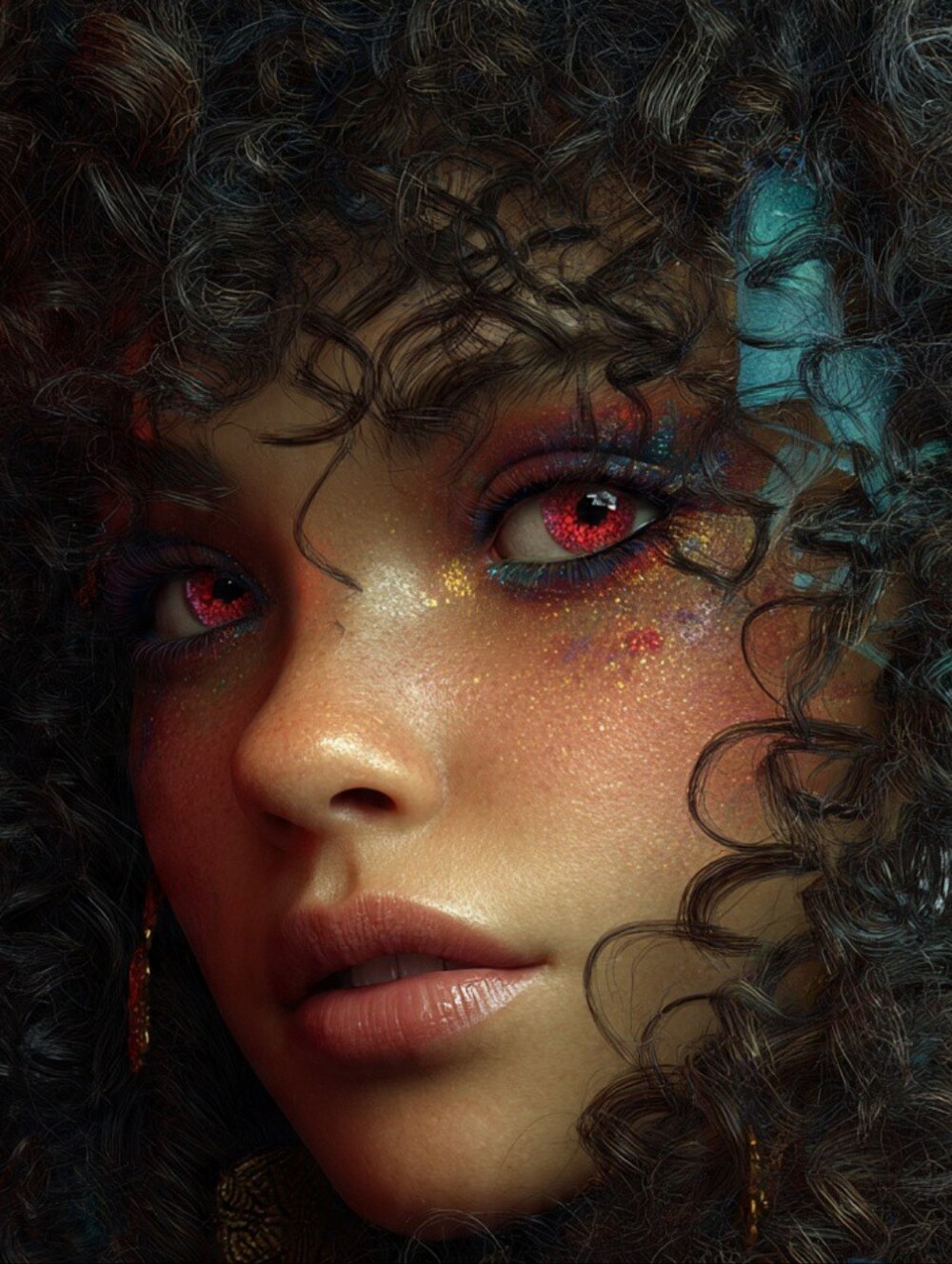 Red - Color Eye Wear Lenses - Costume Enhancements Vampire Look